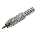 PRO Signal AV19324 RCA Plug Nickel White PK2 27W3379