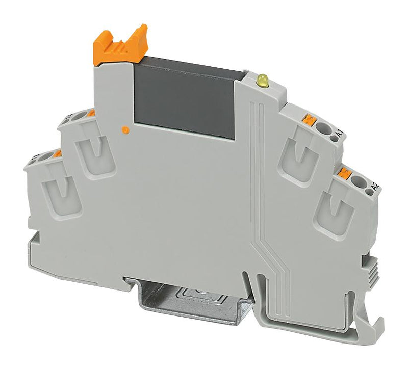 Phoenix Contact RIF-0-OPT-24DC/24DC/2 Solid State Relay SPST-NO 3 A 28.8 VDC DIN Rail Spring Clamp