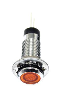 Mallory FL1M-8FJ-2-Y110V LED YEL 8MM NUT 110VAC/DC UL STK &pound; 99AC2413