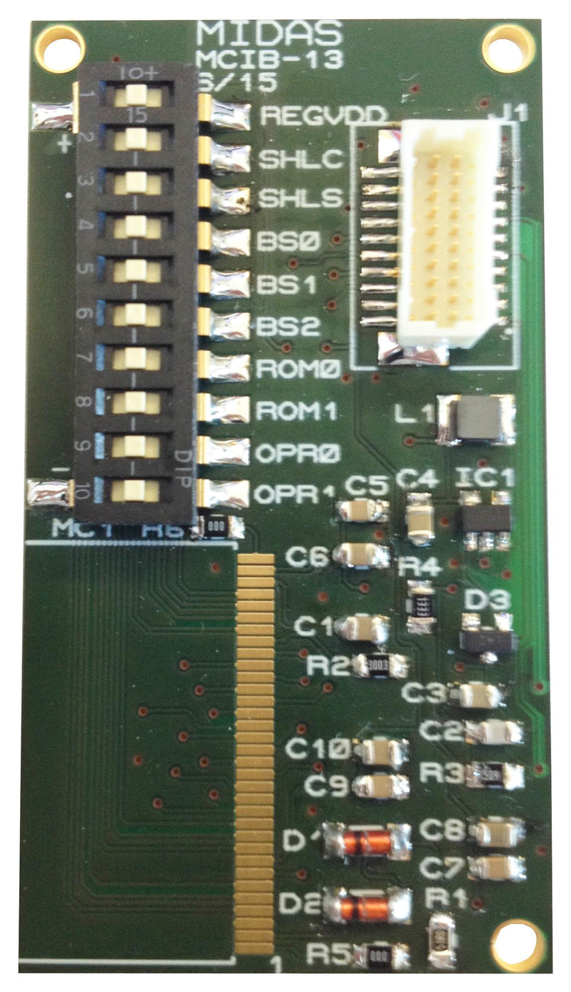 Midas MCIB-13 Development Board Oled Character Display