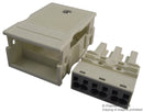 WAGO 770-123 Rectangular Connector, WINSTA MIDI Series, 3 Contacts, Receptacle, Clamp, 1 Row