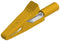Hirschmann Test and Measurement 930319103 Crocodile Clip 4mm Yellow 6A