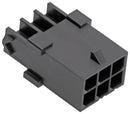 Molex 203632-0801 Connector Housing TPA Dual Row Micro-Fit 3.0 203632 Series Plug 8 Ways 3 mm