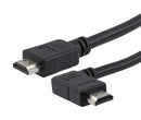 L-COM HD21PRAR-MM-BLK-1M Hdmi 2.1 Cable M/RA-RIGHT-M PVC BLK 1.0M 52AK0484 New