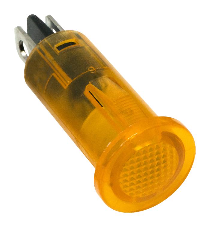 Dialight 655-1304-104F Panel Indicator Yellow 24V Solder