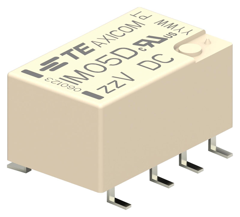 Axicom - TE Connectivity IM05DGR IM05DGR Power Relay Dpdt 9 VDC 5 A IM Surface Mount Non Latching