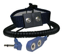 Desco 19690 Anti Static Wrist Strap Grounder Adjustable 6ft Cord Black Stud