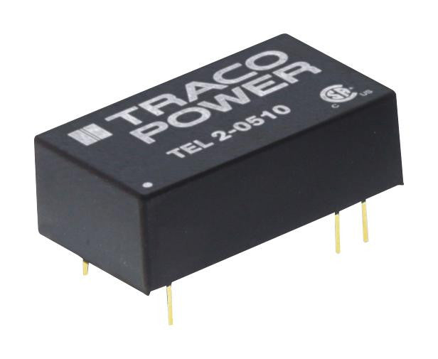 TRACOPOWER TEL 2-2411 Isolated Board Mount DC/DC Converter, Compact, Fixed, 1 Output, 18 V, 36 V, 2 W, 5 V