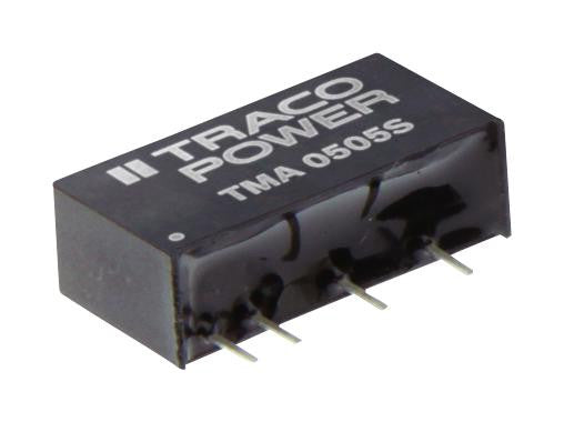 TRACOPOWER TMA 0505S Isolated Board Mount DC/DC Converter, Fixed, 1 Output, 4.5 V, 5.5 V, 1 W, 5 V