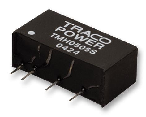 TRACOPOWER TMH 2415D Isolated Board Mount DC/DC Converter, Miniature, Fixed, 2 Output, 21.6 V, 26.4 V, 2 W, 15 V