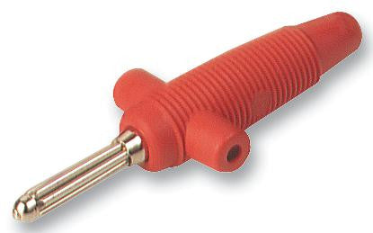 HIRSCHMANN TEST AND MEASUREMENT 931667101 TEST PLUG, RED, BUELA