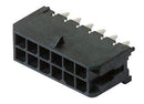 MOLEX 43045-0812 Micro-Fit 3.0 Header, SMT, 2 Row, Vertical, with PCB Polarizing Peg, 8 Way, with Kinked PC Tails