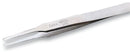 EREM 2ASA. Tweezer, Straight, Round, 121 mm, Stainless Steel Body, Stainless Steel Tip