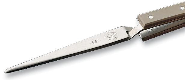 EREM 29SA. Tweezer, Reverse Action, Straight, 150 mm, Stainless Steel Body, Stainless Steel Tip