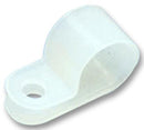 PANDUIT CCH75-S10-C Fastener, P Clip, Screw Mount Cable Clamp, 19.1 mm, Nylon 6.6 (Polyamide 6.6), Natural, 19.8 mm