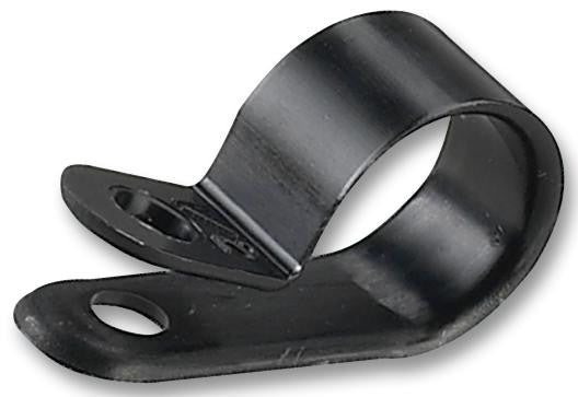 PANDUIT CCH100-S10-C0 Nylon Fixed Diameter Cable Clamp 23.1 x 12.7mm Black 100 Pack