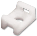 PANDUIT TM3S8-C Cable Tie Mount, 4.572 mm, Screw, Nylon 6.6 (Polyamide 6.6), Natural