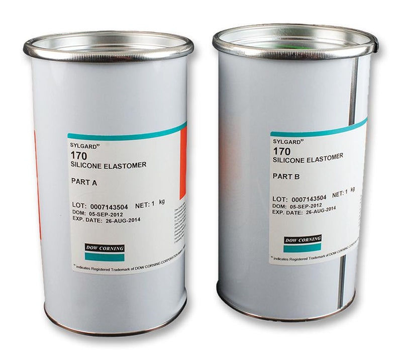 DOW CORNING 4001834 ELASTOMER, BLACK, 170, 2KG