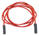 Mueller Electric BU-8080-E-12-2 0.64mm Connector Test Lead Square Pin Socket 12 " 304.8 mm Red 3 A 300 V