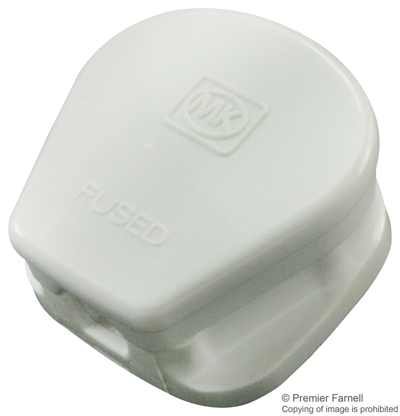 MK 646WHI 13A Fused Safety Plug