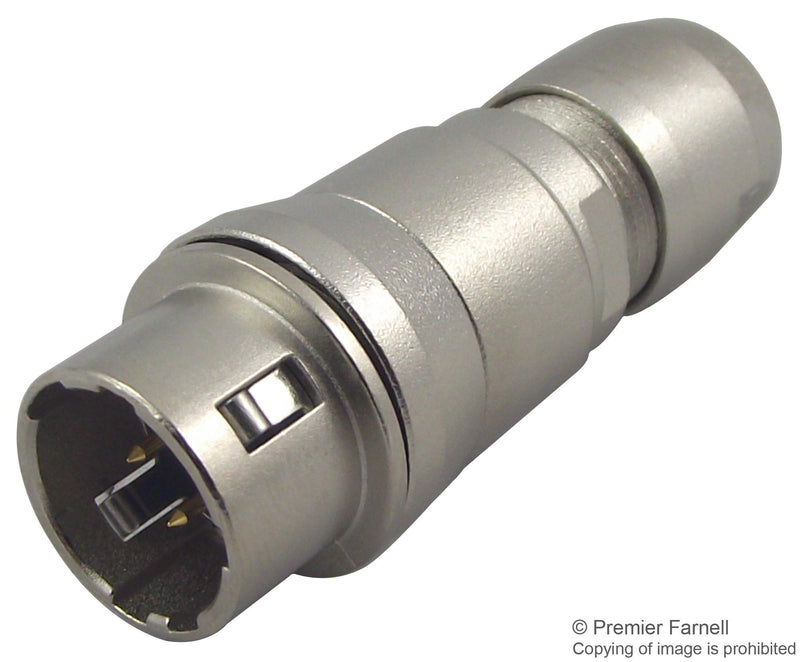 HIROSE(HRS) HR10-7J-4P(73) Circular Connector, HR10 Series, Cable Mount Receptacle, 4 Contacts, Solder Pin