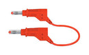 Staubli 66.9407-200-22 Test Lead 4mm Stackable Banana Plug 600 V 32 A Red 2 m