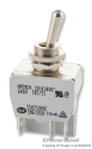 APEM 646H/2 Toggle Switch, DPDT, Non Illuminated, On-On, 600H Series, Panel, 15 A