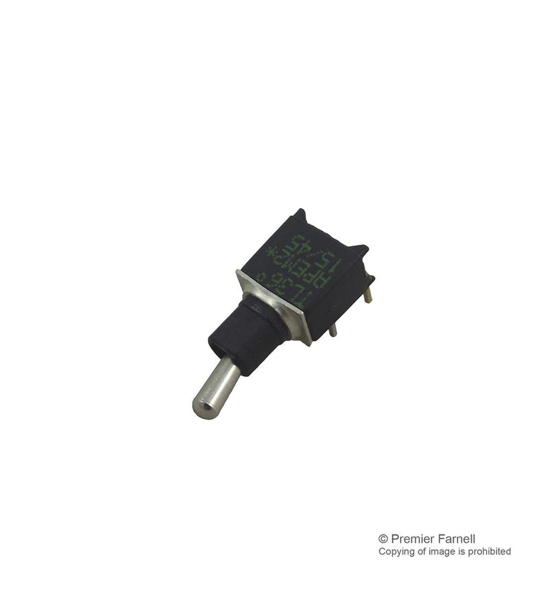 APEM TL36W0050 Toggle Switch, SPDT, Non Illuminated, On-On, TL Series, Through Hole