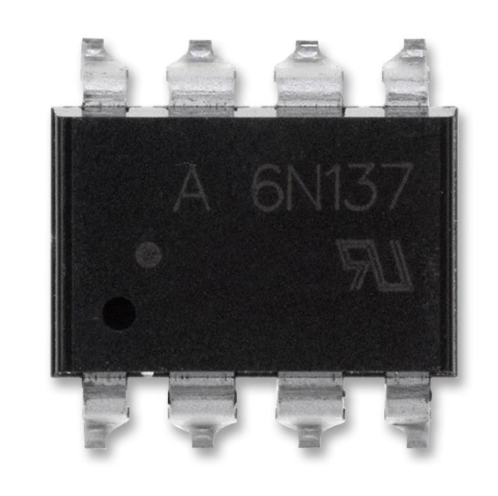 BROADCOM LIMITED 6N137-300E Optocoupler, Digital Output, 1 Channel, 3.75 kV, 10 Mbaud, Surface Mount DIP, 8 Pins