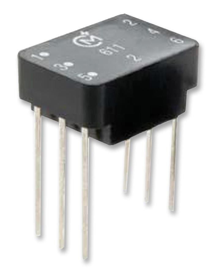 MURATA POWER SOLUTIONS 76602/1C Pulse Transformer, PCB, 1:1:1, 2.06 mH, 1.5 ohm, 17.5 V&micro;s, 500 V