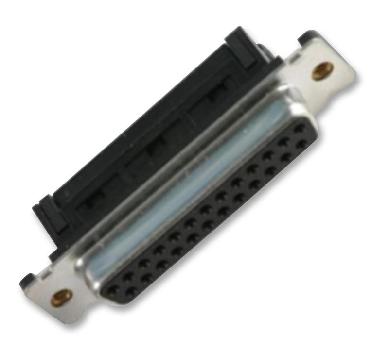 MULTICOMP 8FSM25S-30N4-FEC Standard D Sub Connector, 25 Contacts, Receptacle, DB, Metal D Series, Steel Body, IDC / IDT