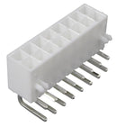 MOLEX 39-30-0160 Wire-To-Board Connector, 4.2 mm, 16 Contacts, Plug, Mini-Fit Jr. 5569 Series, Solder, 2 Rows