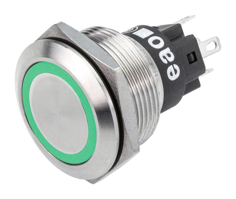 EAO 82-6651.2134 Vandal Resistant Switch 316L Stainless Steel 82 Series 22 mm Spdt Maintained Round Natural