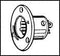 SWITCHCRAFT/CONXALL C3M Connector XLR Plug 3 Position