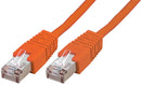 PRO Signal PSG91696 Ethernet Cable STP Cat5e 10 m 33 ft RJ45 Plug to Orange