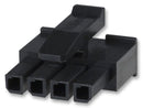 AMP - TE CONNECTIVITY 1445022-4 Connector Housing, Micro MATE-N-LOK Series, Receptacle, 4 Ways, 3 mm