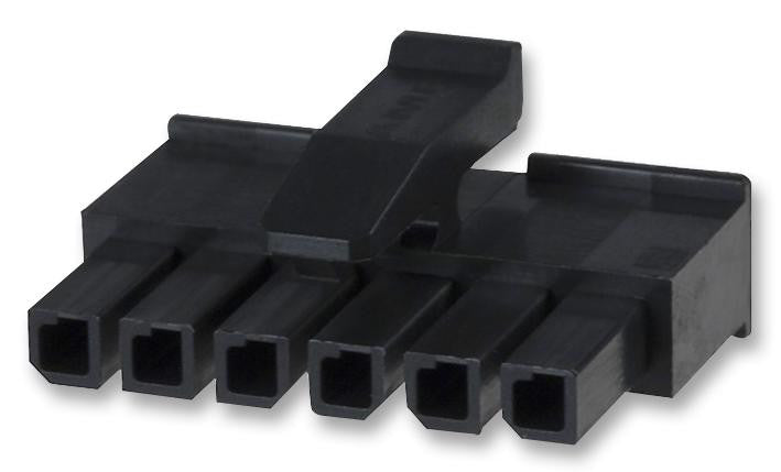 AMP - TE CONNECTIVITY 1445022-6 Connector Housing, Micro MATE-N-LOK Series, Receptacle, 6 Ways, 3 mm