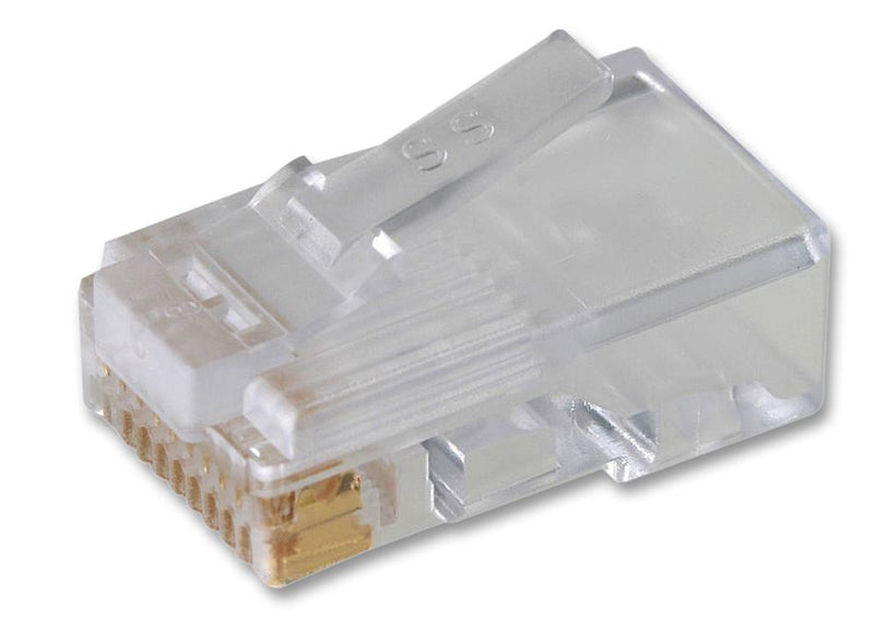 STEWART CONNECTOR 940SP301010R Modular Connector, RJ50, Plug, 10 Contacts, 10 Ways, 1 Ports