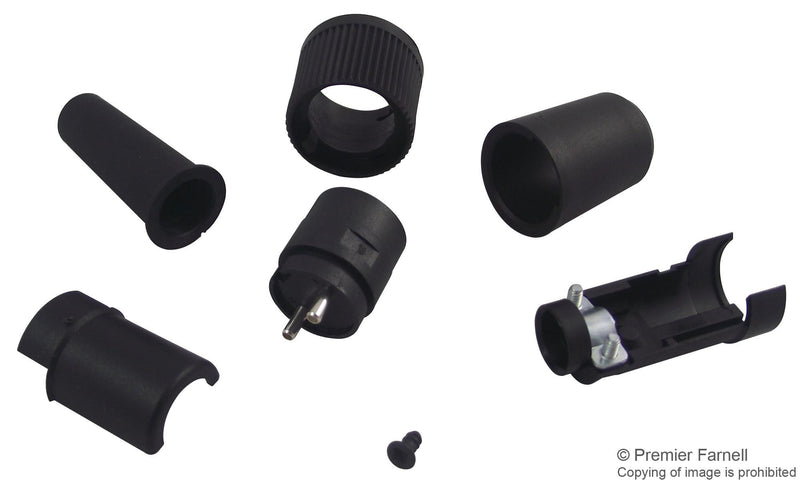 BINDER 99 0601 00 02 Circular Connector, 678 Series, Cable Mount Plug, 2 Contacts, Solder Pin, Nylon (Polyamide) Body