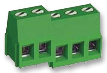 Multicomp MC24361 MC24361 Wire-To-Board Terminal Block 5 mm 2 Ways 26 AWG 12 4 mm&Acirc;&sup2; Screw