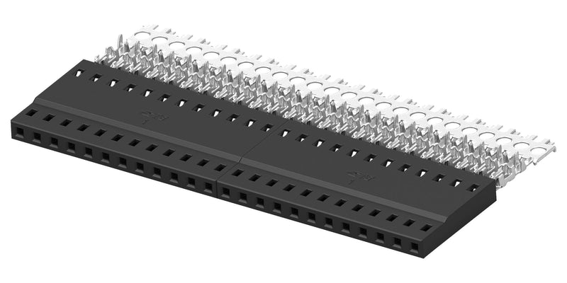 TE Connectivity 1-2317222-2 Rectangular Connector Ampmodu 12 Contacts Receptacle 2 mm IDC / IDT 1 Row