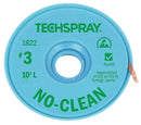 Techspray 1822-10F 1822-10F Desoldering Braid 10 ft x 1.9 mm Flux Coated Copper No Clean New