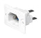 Schurter 3-134-902 IEC Power Connector White C14 Inlet 10 A 250 VAC Quick Connect Panel Mount 6080 Series New