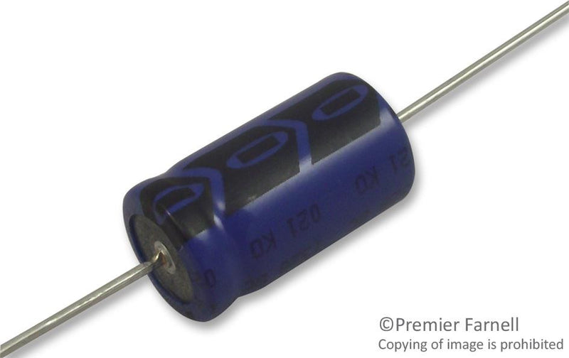 VISHAY MAL202137221E3 Electrolytic Capacitor, Miniature, 021 ASM Series, 220 &iuml;&iquest;&frac12;F, &iuml;&iquest;&frac12; 20%, 40 V, 10 mm, Axial Leaded