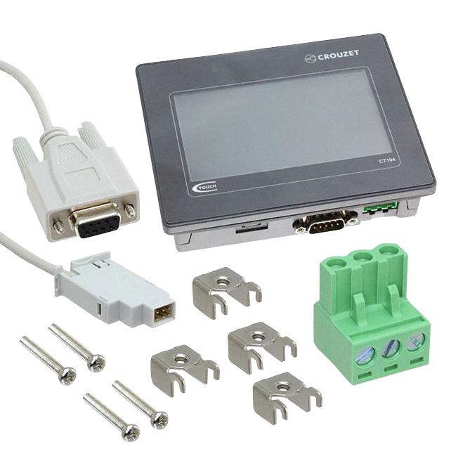 Crouzet Automation 88970523 Touch Panel CT104 Essential 4.3&quot; Serial Millenium 3 Series PLC SLin/SLout Cable