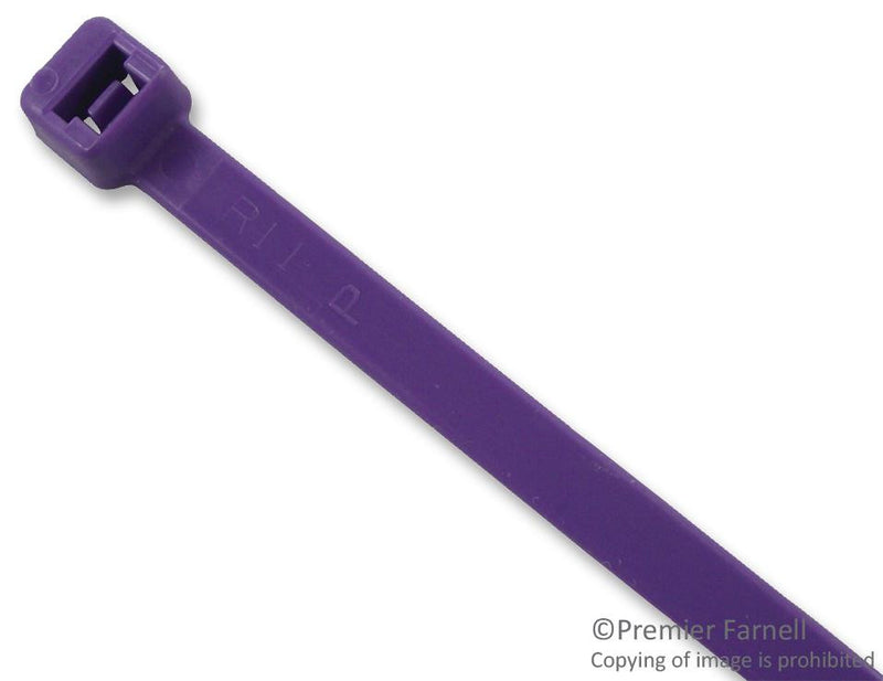 PANDUIT PLT2S-C7 Pan-Ty Cable Ties 4.8 x 188mm Purple 100 Pack