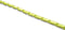 PANDUIT T25F-C4Y Spiral Wrap, 0.374 ", 9.5 mm, Polyethylene, Yellow, 100 ft, 30.5 m