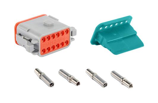 Amphenol SINE/TUCHEL AT06-12SA-KIT01 AT06-12SA-KIT01 Automotive Connector 12POS Plug 13A