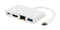 Multicomp PRO 83-22050 83-22050 USB 3.1 C Plug to Hdmi Gigabit Ethernet USB3.0 A and Receptacle PD Charging Adapter 4Kx2K@60Hz New