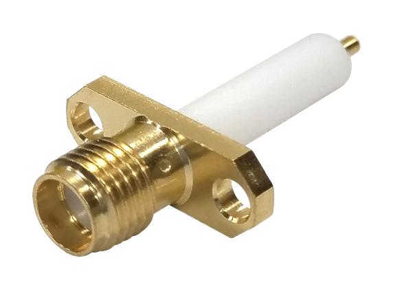 Multicomp MC002928 RF / Coaxial Connector SMA Straight Flanged Jack 50 ohm Beryllium Copper